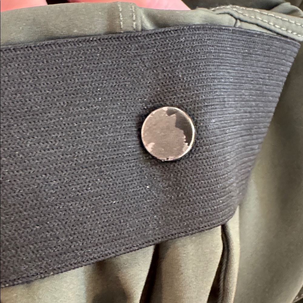 Aday Turn It Up Pants in Olive Green - Picture 8 of 8
